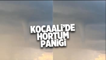 Kocaali'de hortum paniğe neden oldu