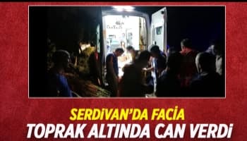 Serdivan'da toprak kayması: 1 ölü, 1 yaralı