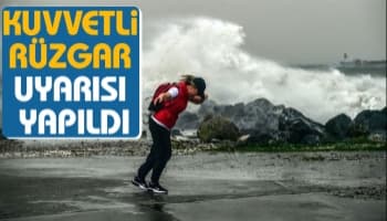 Sakarya için kuvvetli rüzgar uyarısı