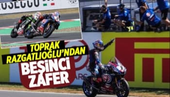 Toprak Razgatlıoğlu’ndan son altı yarışta beşinci zafer