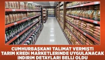 İşte Tarım Kredi Kooperatifi marketlerinde indirim uygulanacak ürünler