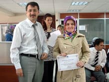 Aile Mutluluğu Sertifikası Aldılar 