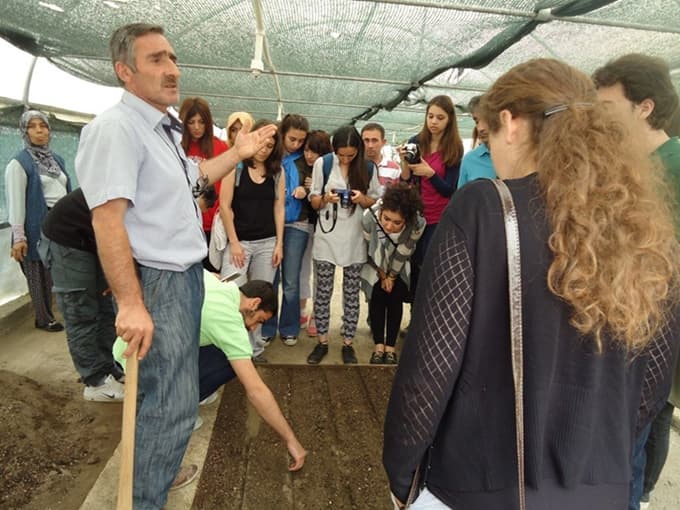 İstanbul Üniversitesi, Hendek Fidanlığı'nı gezdi