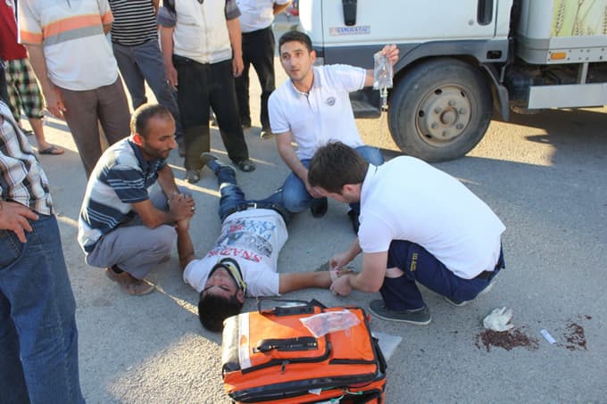 Kaynarca'da kaza: 2 yaralı