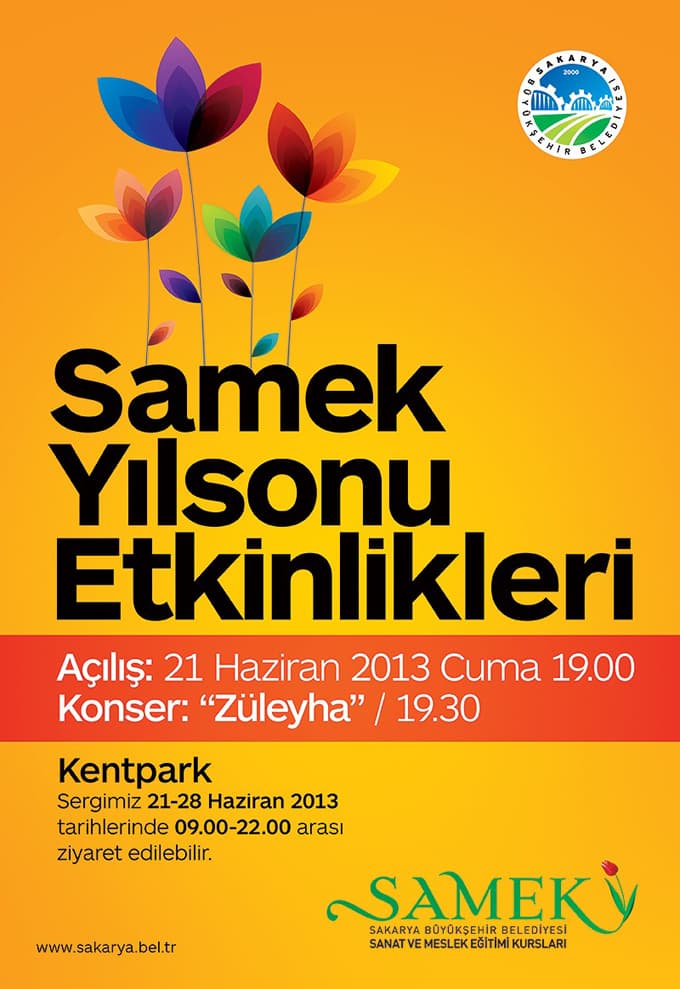 SAMEK Yılsonu Sergisi, Züleyha Konseri'yle başlıyor