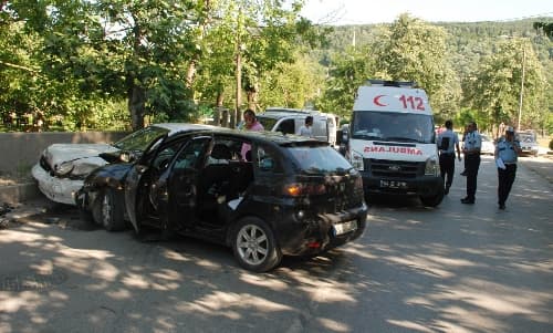 Eski Kırkpınar Belediye Başkanı kaza yaptı