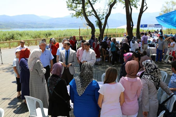 Bir yılın yorgunluğunu Gölpark'ta attılar