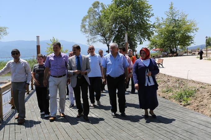 Bir yılın yorgunluğunu Gölpark'ta attılar