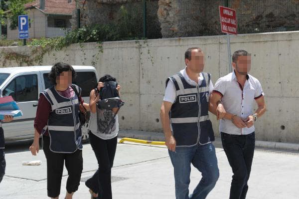 Otomobil çalan sevgililer tutuklandı