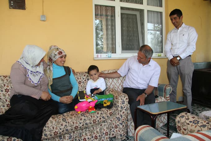 Başkan Dişli bir aileye umut oldu