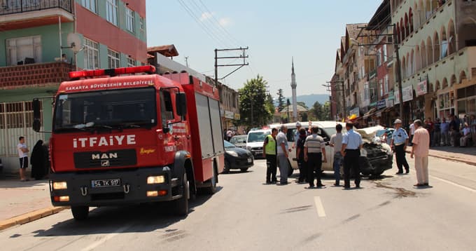 Akyazı'da kaza
