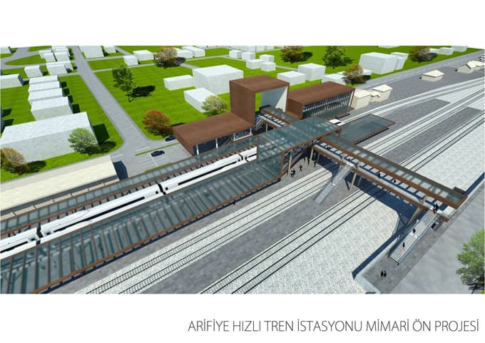 İşte Arifiye'nin yeni tren garı