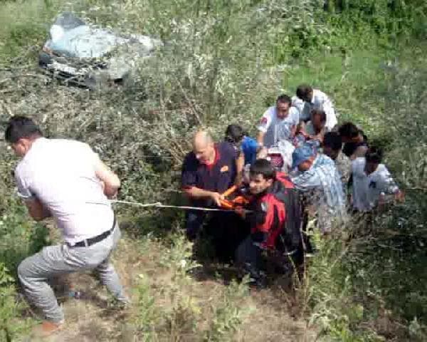 Feci kazada eşini kaybetti