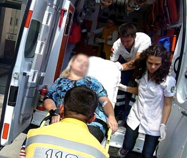Genç kadın, arabasının içinde intihar etmek istedi