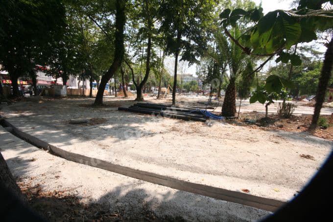 Şemsiyeli Park betonlaşıyor mu?