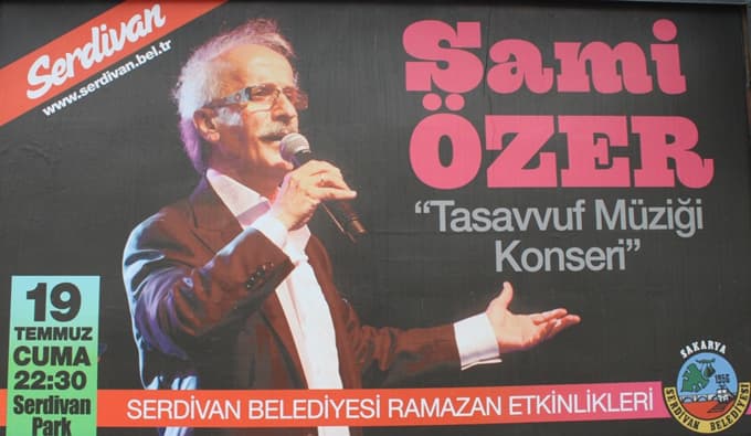 Sami Özer Serdivan'da konser verecek