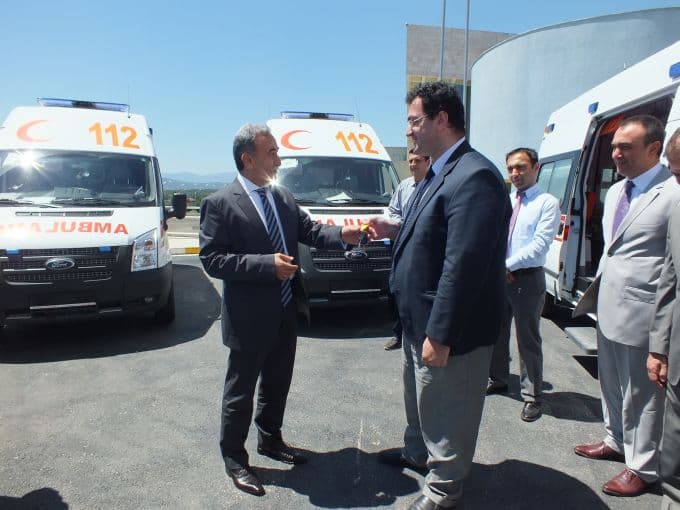 Acil sağlık hizmetleri için 4 yeni ambulans alındı