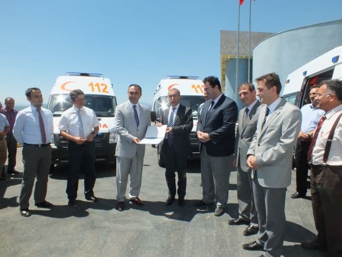 Acil sağlık hizmetleri için 4 yeni ambulans alındı