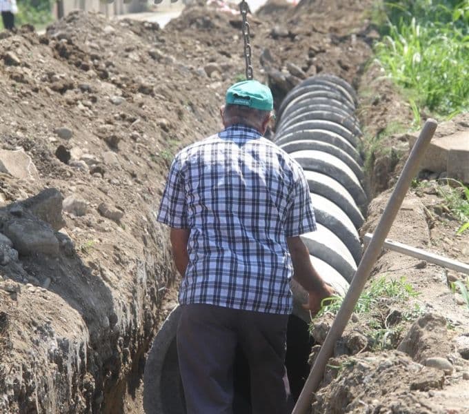 Akyazı'ya 500 metrelik altyapı hattı