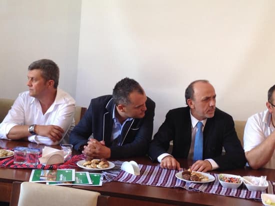 Yoğun katılımlı bayramlaşma merasimi