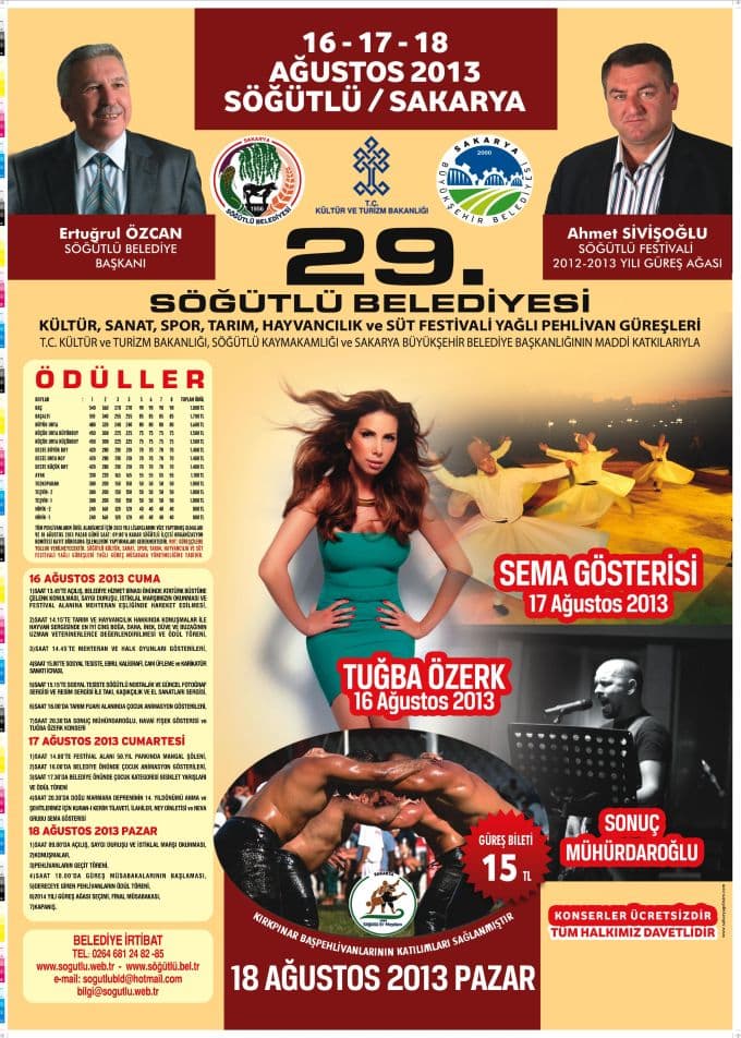 Söğütlü'de festival rüzgarı esecek