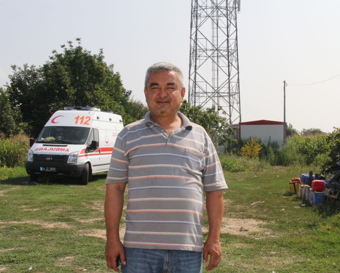 60 metrelik baz istasyonu direğinde intihar girişimi
