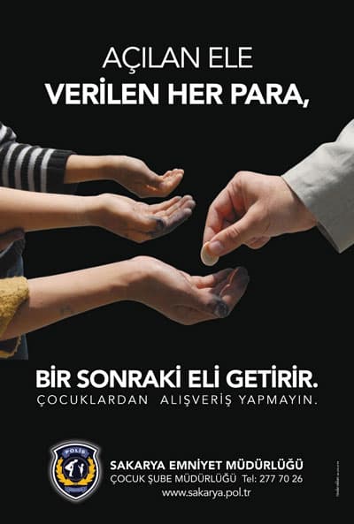 Uyarı Afişleri Sokakta Çalışan Çocuk Sayısını Azalttı 