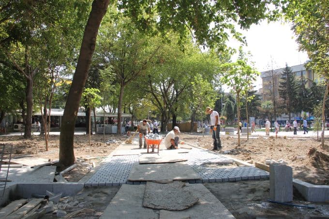 Şemsiyeli Park, bir ay sonra hizmete açılıyor