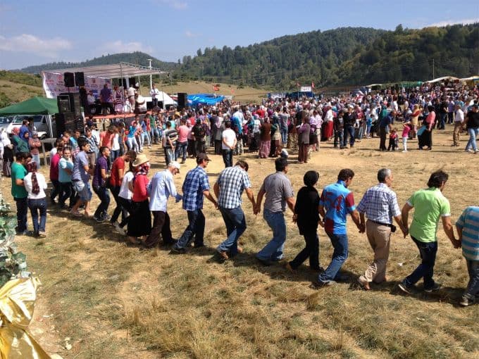 Acelle Yaylası'nda muhteşem şenlik