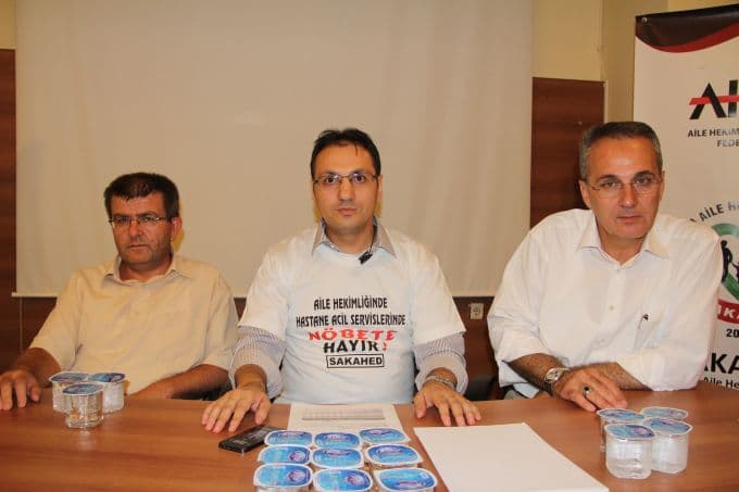 Aile hekimlerine acil nöbeti tutturulmasına tepki