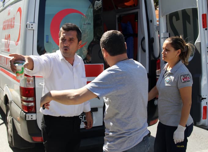 Atatürk Bulvarı'nda kaza: 1 yaralı