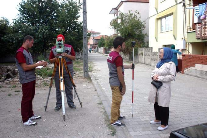 Kentsel dönüşümde tespit çalışmaları başladı