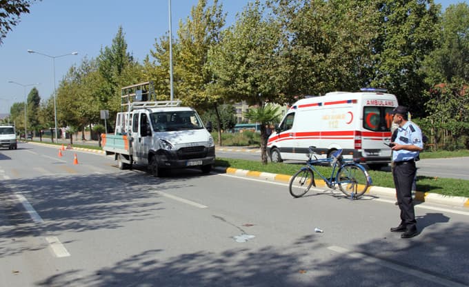 Palmiye Caddesi'nde kaza: 1 yaralı