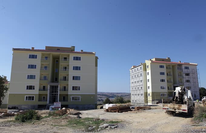 Korucuk'ta konutlar tamamlanıyor