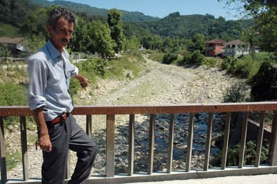 Melen Çayı'nda Su Seviyesi Düştü
