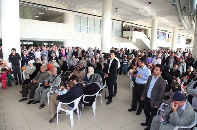 360 kişilik hacı kafilesi terminalden uğurlandı