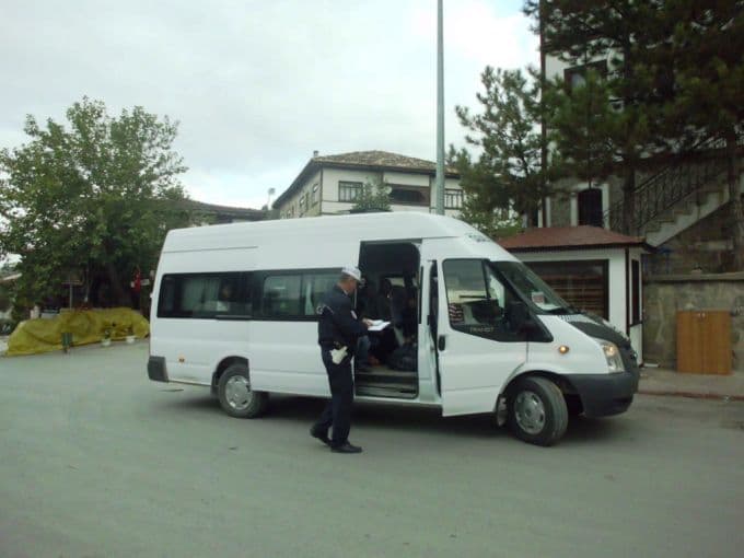 Öğrenci servislerine sıkı denetim