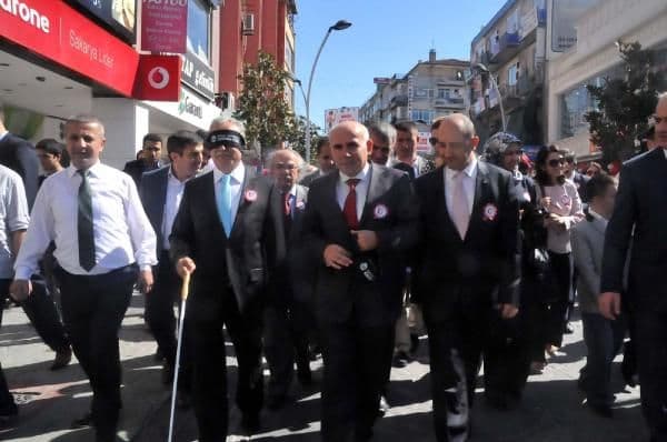 Sakaryalılar, engelliler için yürüdü