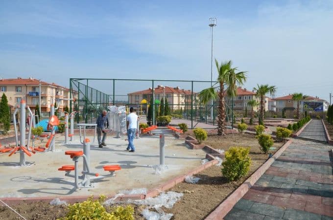 Rabia Parkı açılışa hazırlanıyor