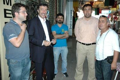 Milletvekili Hasan Ali Çelik'ten Esnaf Ziyareti