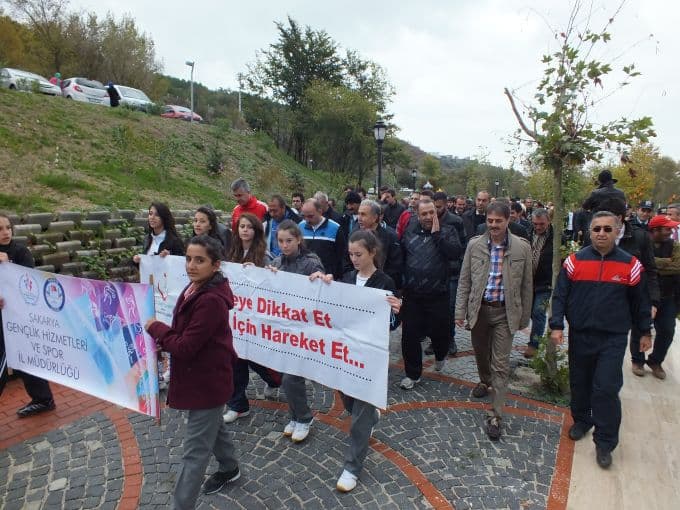 Sakaryalılar sağlık için yürüdü