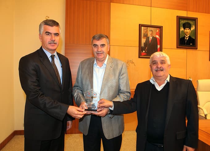 Başkan Toçoğlu misafirlerini ağırladı