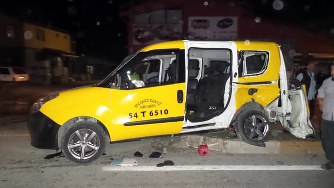 Sapanca'da trafik kazası: 1 yaralı