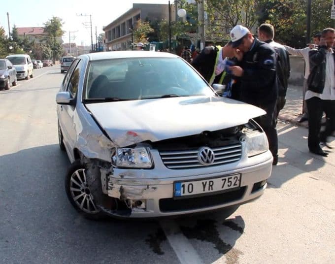 Akyazı'da trafik kazası: 1 yaralı!