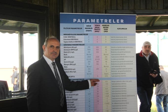 "Türkiye'de en kaliteli suyu Sakaryalılar içiyor" 