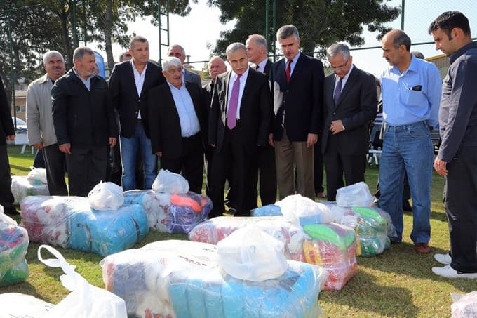 Amatör spor kulüplerine malzemeleri dağıtıldı