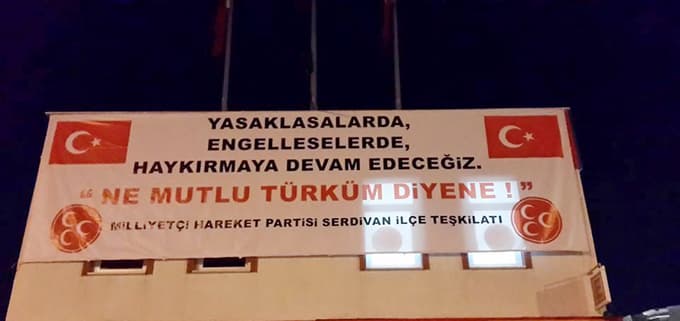 MHP Serdivan'dan Cumhuriyet Bayramı mesajı