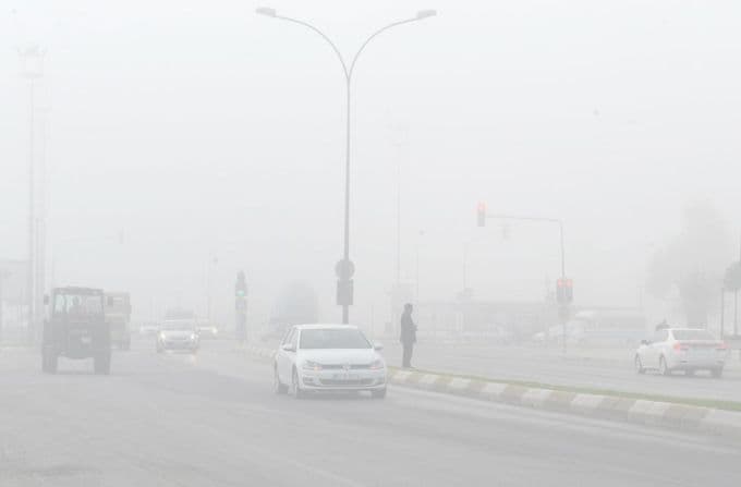 Görüş mesafesi 30 metreye düştü, sürücüler zor anlar yaşadı