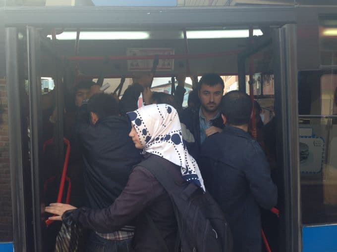 Albuyur ile Ayancı arasında yolcu tartışması