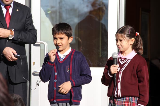 Minik yürekler Ata'yı andı